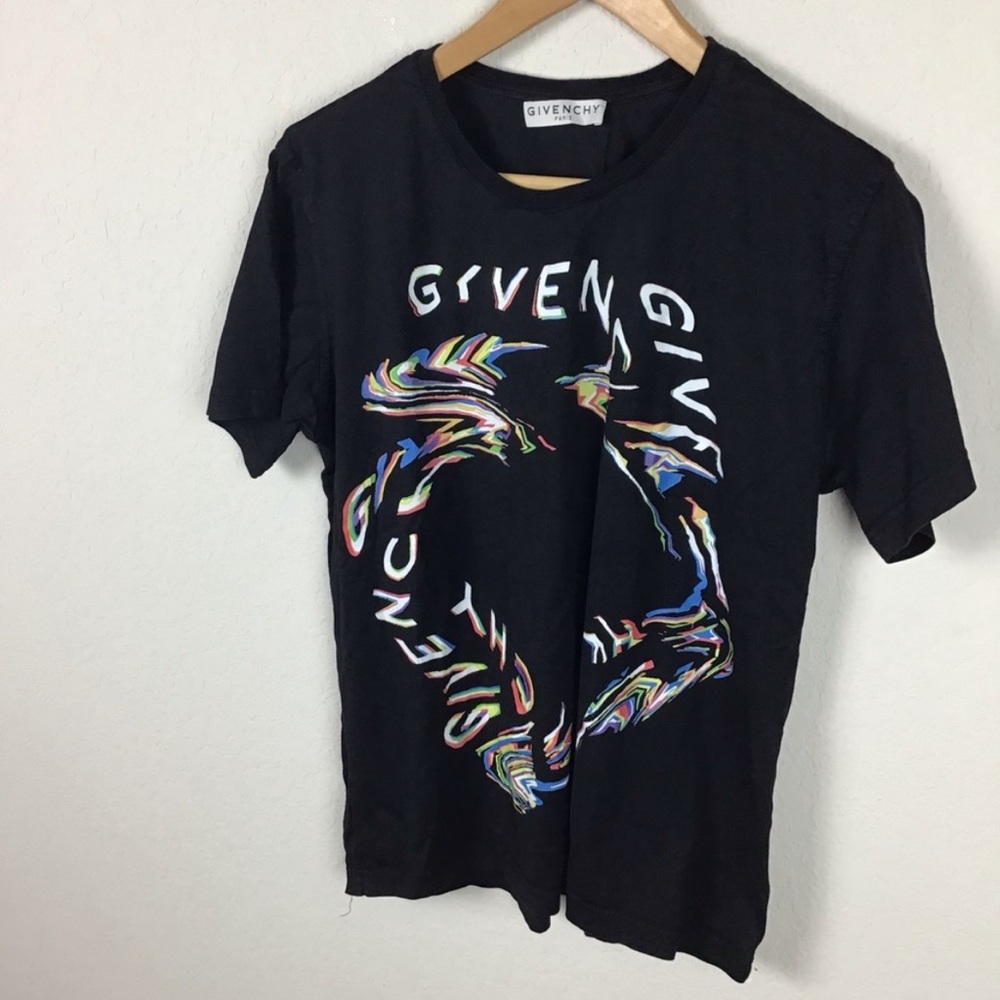 Givenchy Cotton T Shirt Cotton Crewneck Graphic Top - Picture 5 of 12
